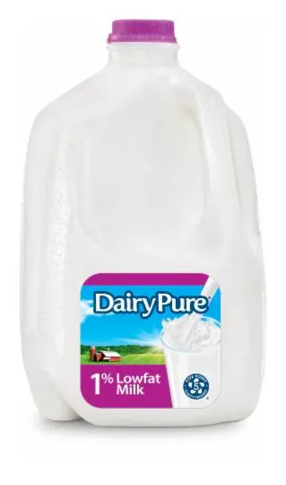 1% Low Fat Milk (No Added Solids)