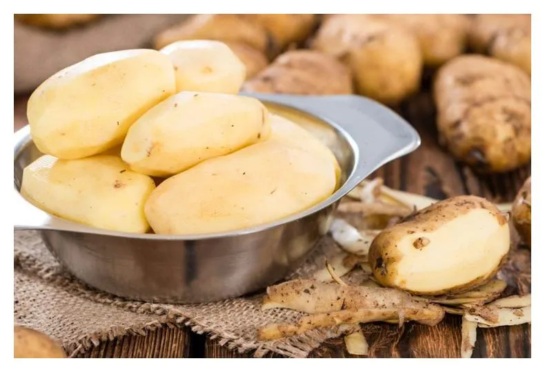 Boiled Potatoes, Peeled Before