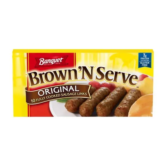 Browned Brown and Serve Sausage