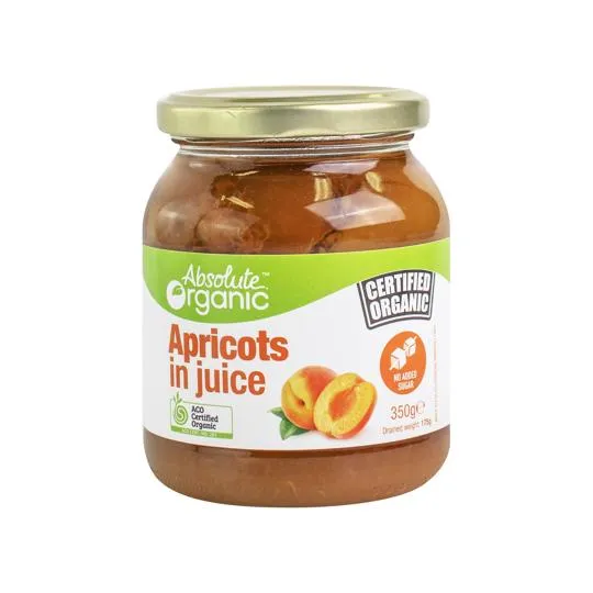 Canned Apricots in Juice Pack