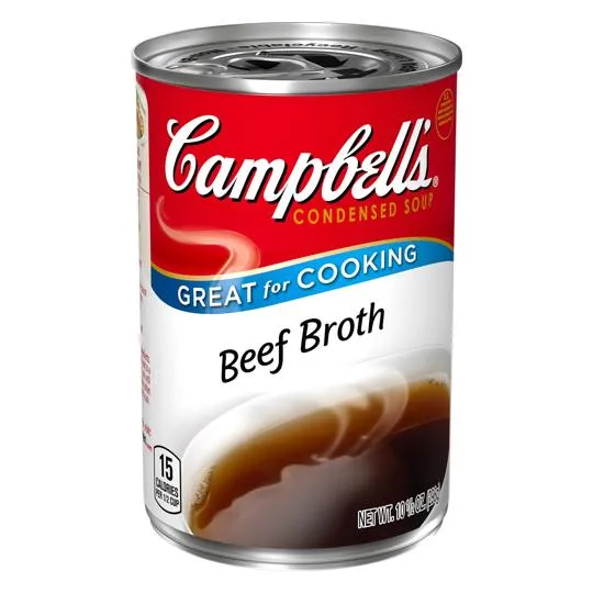 Canned Beef Broth, Bouillon, Consommé