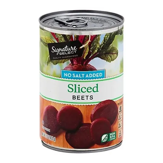 Canned Drained Beets, No Salt