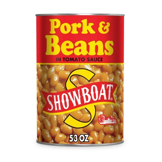 Canned Dry Beans With Pork and Sweet Sauce