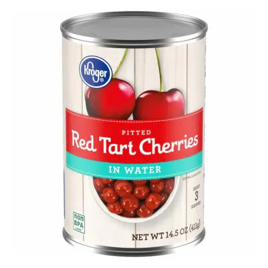 Canned Sour Red Cherries (Water Pack)