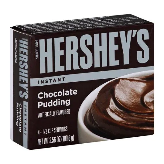 Chocolate Pudding, Instant From Mix