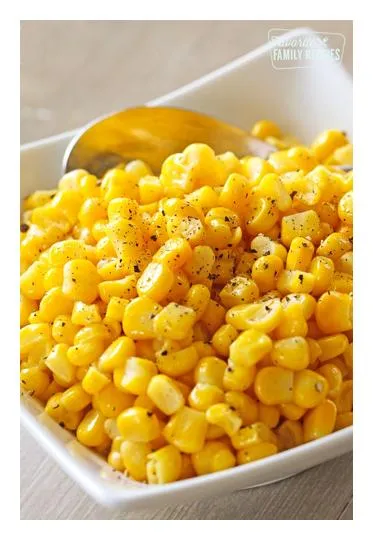 Cooked Corn (From Frozen, White)