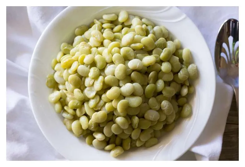 Cooked Drained Baby Frozen Lima Beans