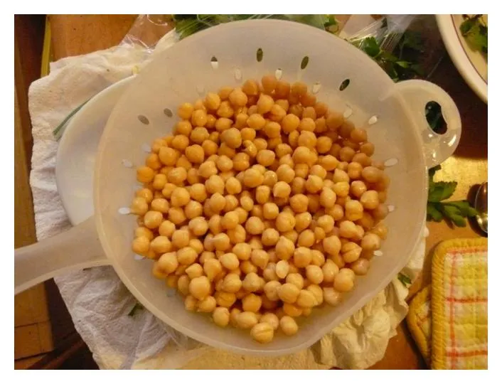 Cooked Drained Chickpeas