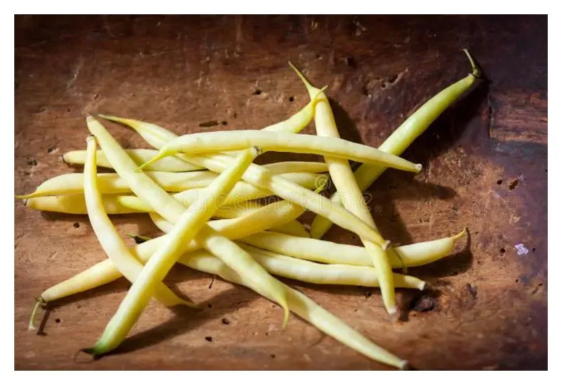 Cooked Drained Raw Yellow Snap Beans