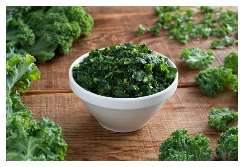 Cooked Kale (From Frozen)