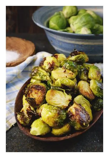 Cooked Raw Brussels Sprouts