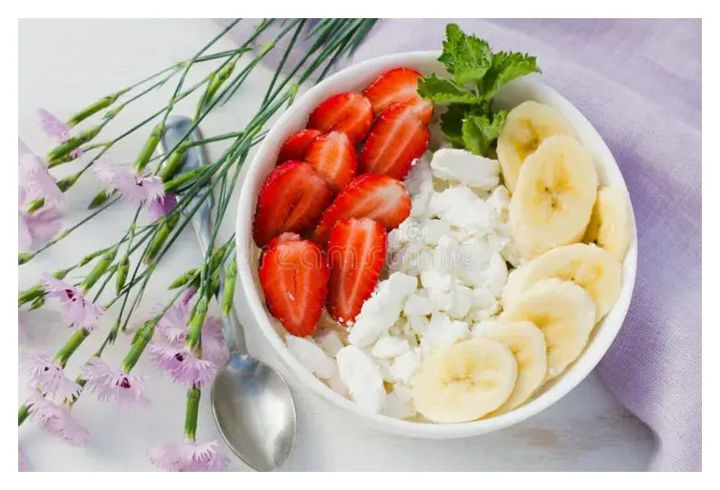 Cottage Cheese,Cremd,W/Fruit