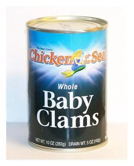 Drained Canned Clams