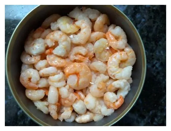 Drained Canned Shrimp