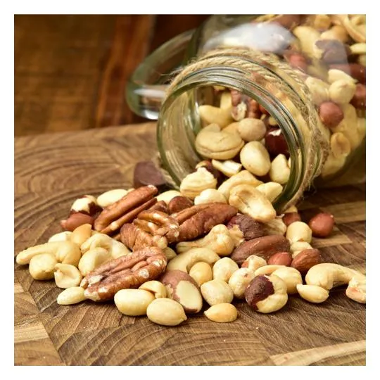 Dry Unsalted Mixed Nuts With Peanuts