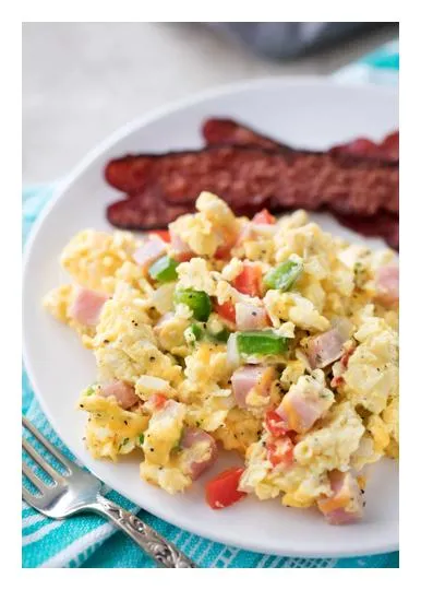 Eggs, Cooked, Scrambled/Omelet