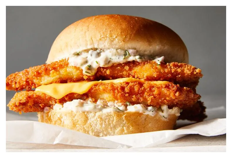 Fish Sandwich, Reg, W/ Cheese