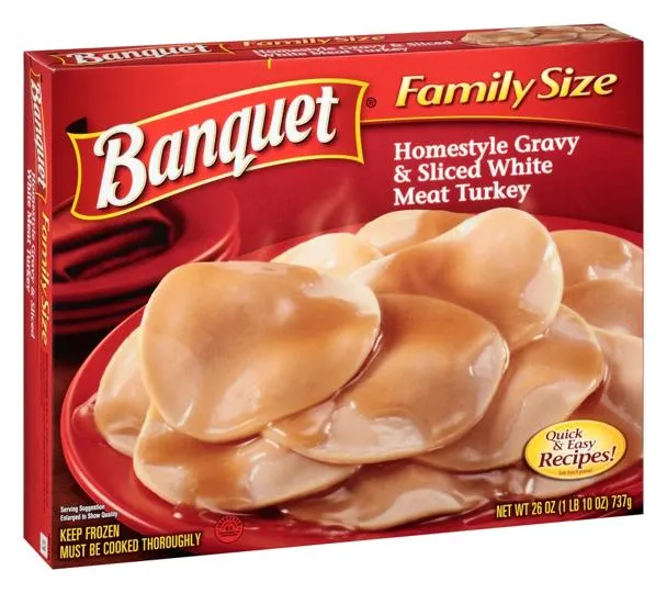 Frozen Gravy and Turkey