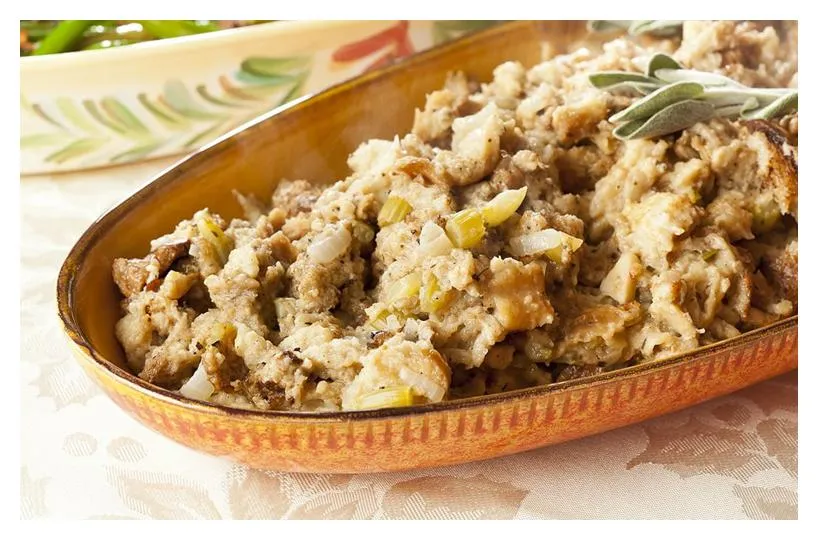 Moist Bread Stuffing From Mix