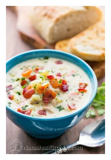 New England Clam Chowder With Milk