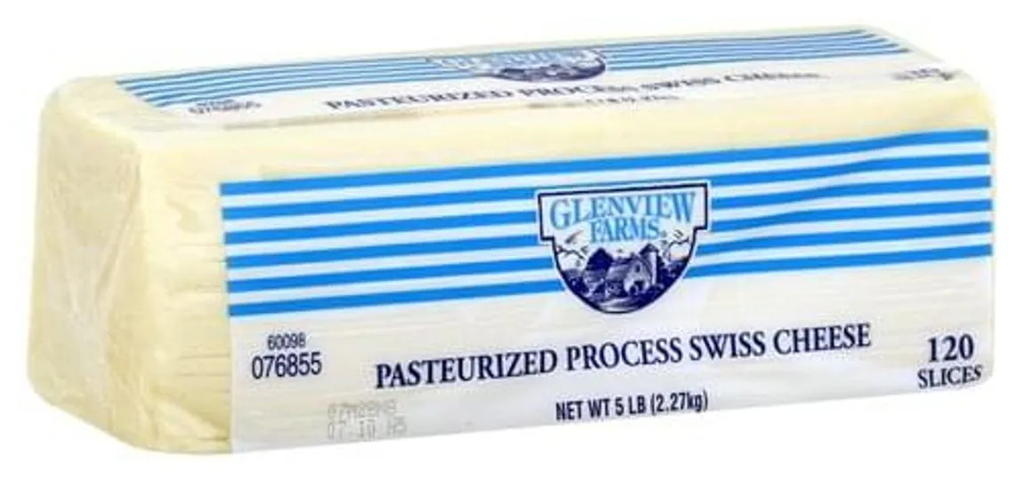 Pasteurized Processed Swiss Cheese