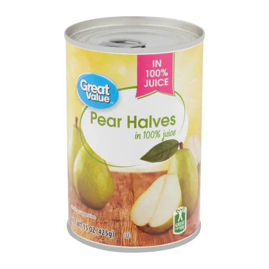 Pears in Juice Pack, Canned