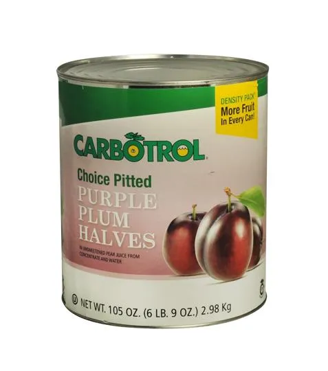 Plums in Juice Pack, Canned