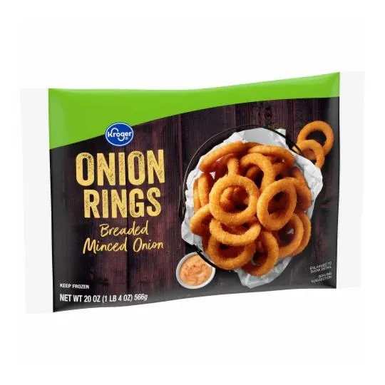 Prepared Frozen Breaded Onion Rings