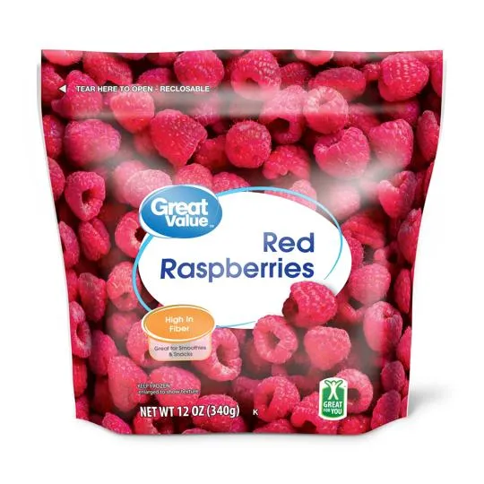 Sweetened Frozen Raspberries