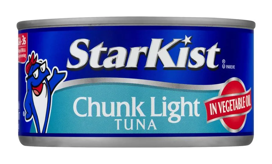 Tuna, Canned, Drained in Oil, Chunk Light