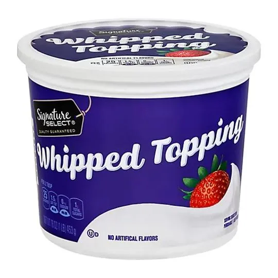 Whipped Topping, Pressurized