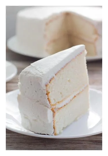 White Cake with White Frosting, Commercial