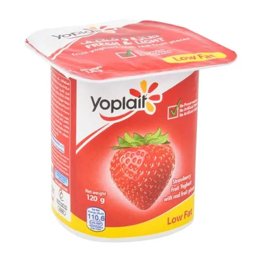 Yogurt, With Low-fat Milk, Fruit-flavored