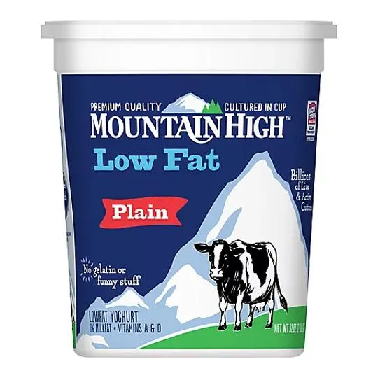 Yogurt, With Low-fat Milk, Plain